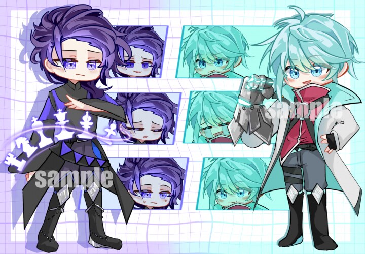 商用利用可‼️SDイラストと頭身立ち絵を描きます あなた専用のデフォルメ・頭身立ち絵を描きます イメージ5