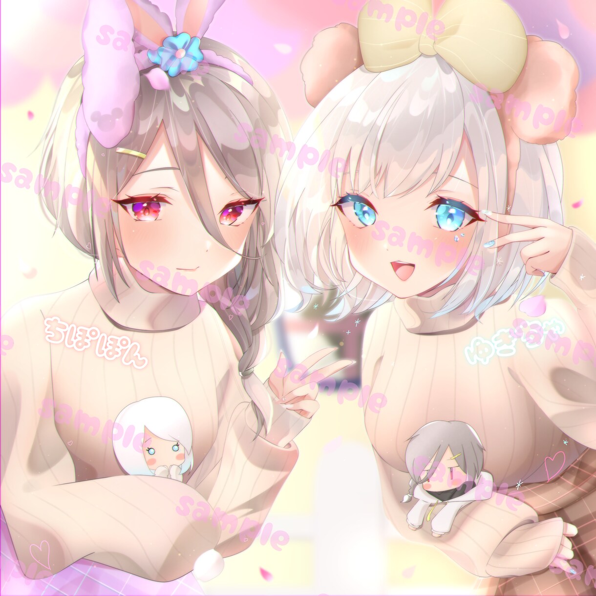 丁寧で可愛いイラスト、アイコン描きます 高クオリティの物を低コストで！なるべく早めに仕上げます☆ イメージ9