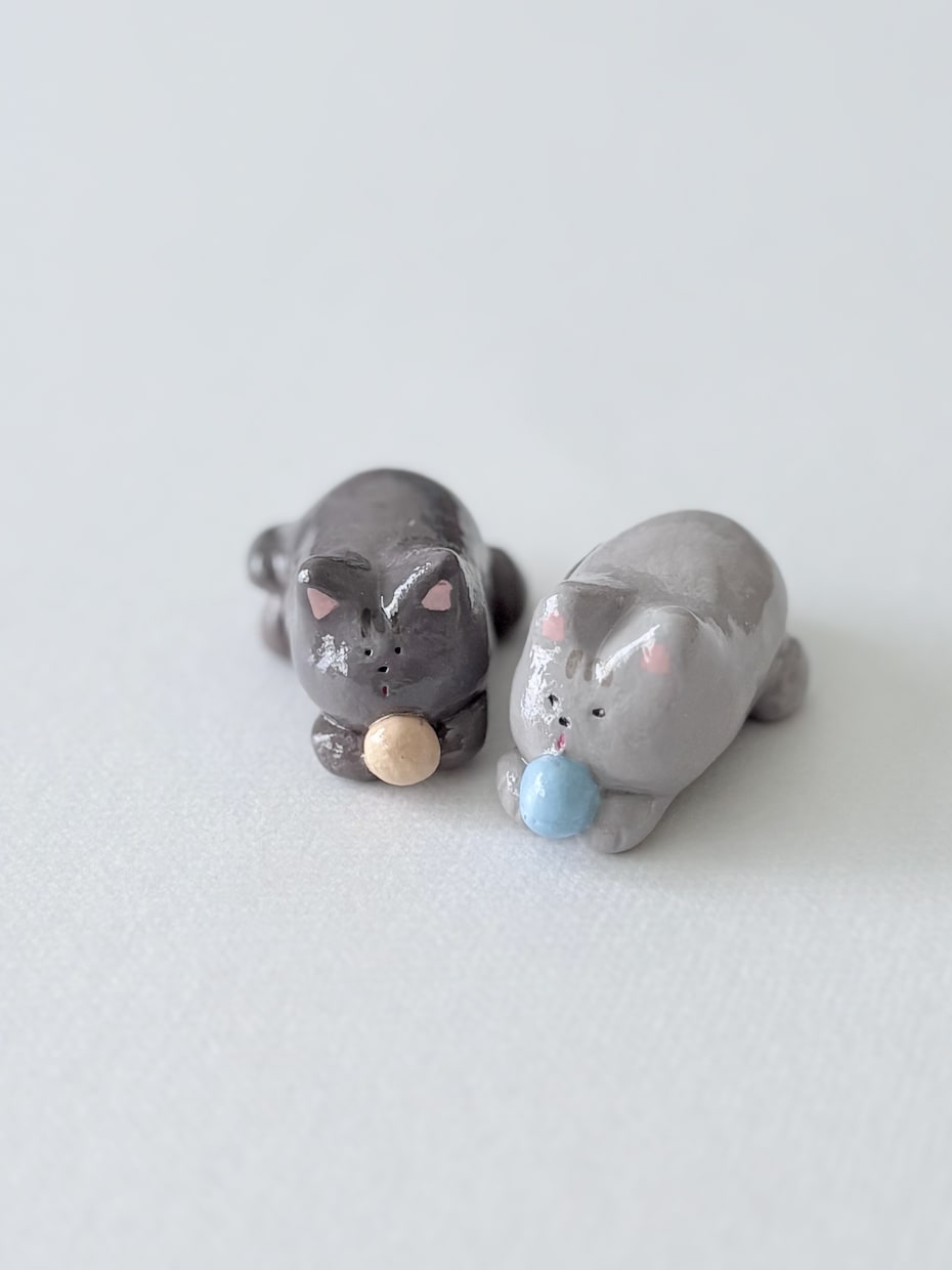 あなたの子立体にします うちのこねんど3cm程の小さな陶芸。いっしょにおでかけも◎ イメージ2