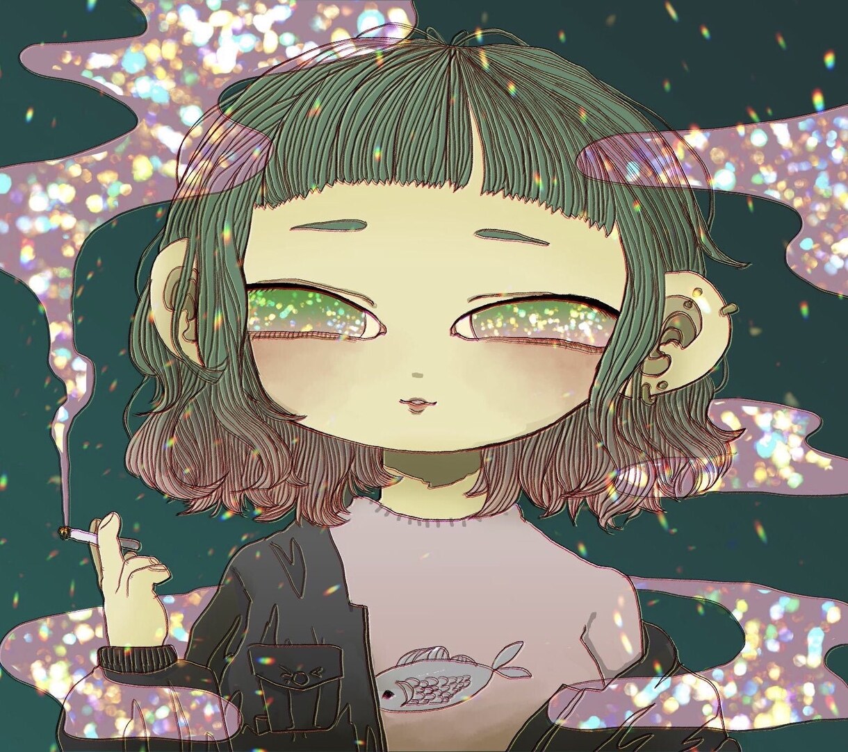 ポップな女の子描きます ちょっと色っぽい女の子をポップに描きます。サムネや立ち絵に イメージ4