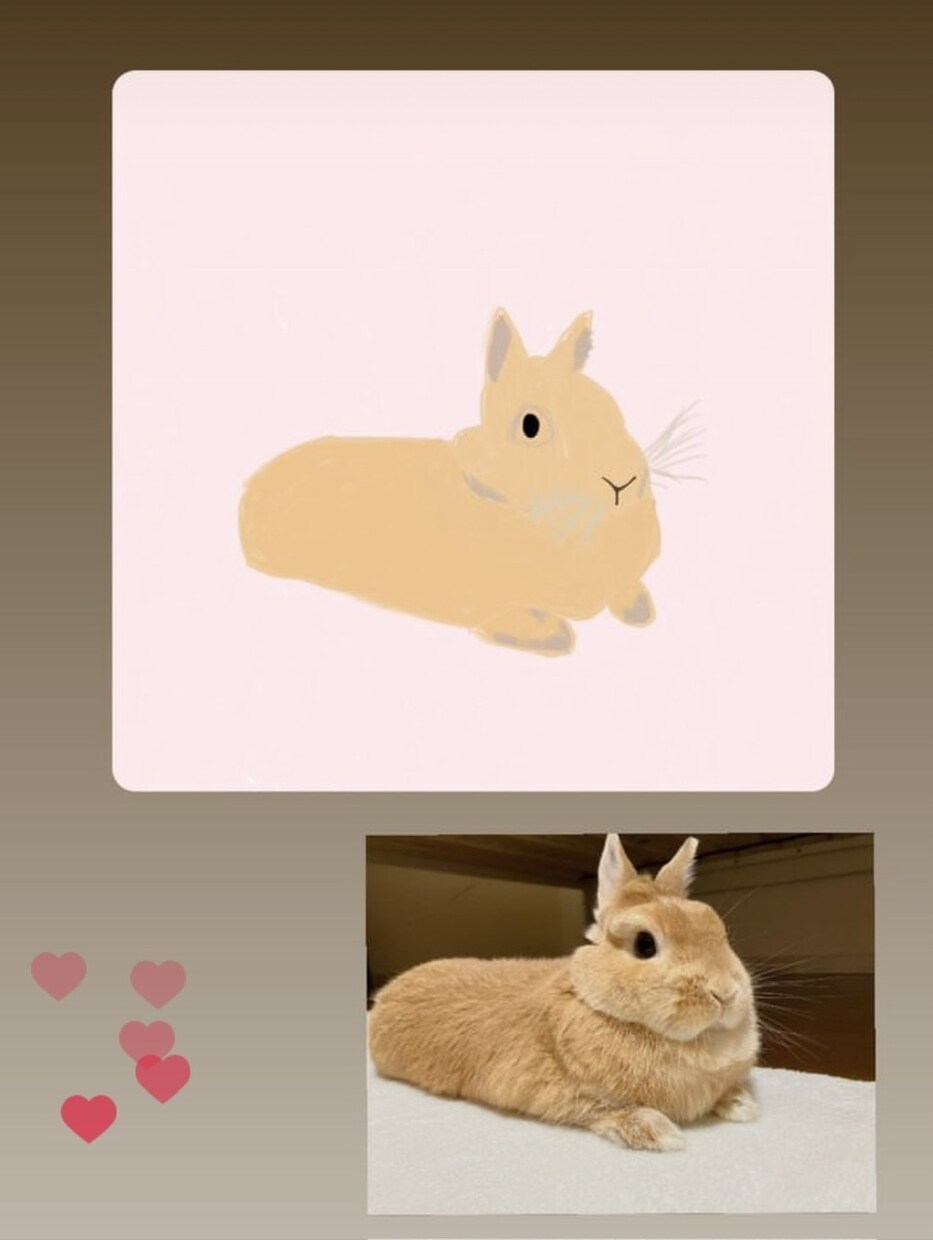 写真をもとに、世界に一枚のペット似顔絵を描きます 温かみのあるリラックス感溢れるイラスト イメージ4