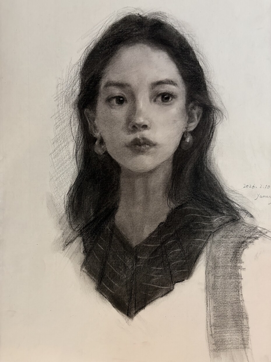 静かな雰囲気の人物イラストを描きます 静けさや余白を大切にした、アート寄りの人物表現です イメージ2