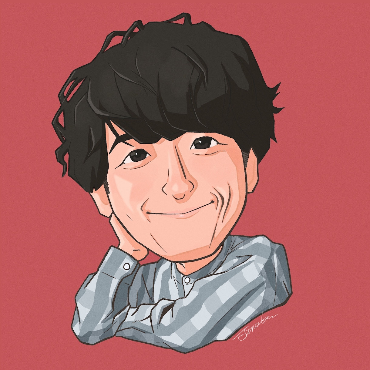 SNSやお祝い用の似顔絵を描きます お気に入りの一枚をイラストにしませんか？ イメージ4