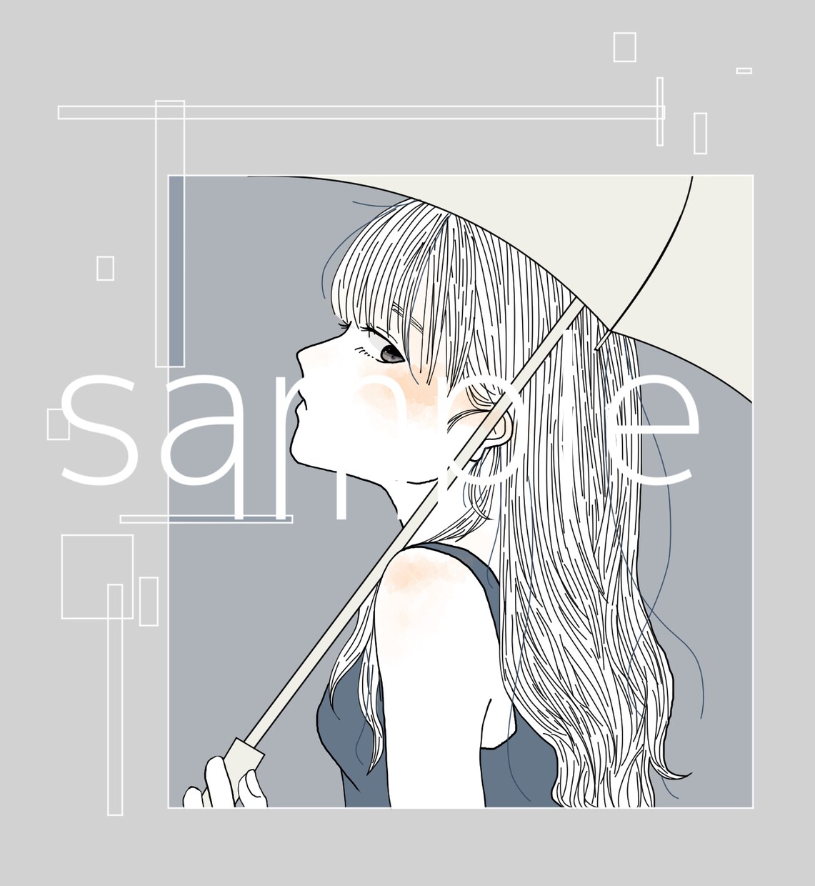 楽曲に合わせてイラスト描きます 歌ってみた/MV/CDジャケット/グッズなどにお使い下さい イメージ2