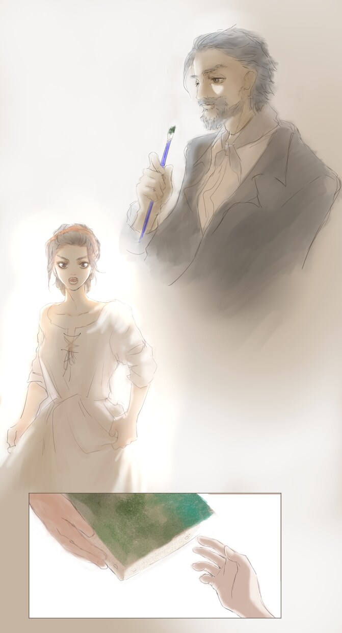ノスタルジックなイラスト・カットを描きます 漫画から写実的な似顔絵まで　挿絵などに イメージ3