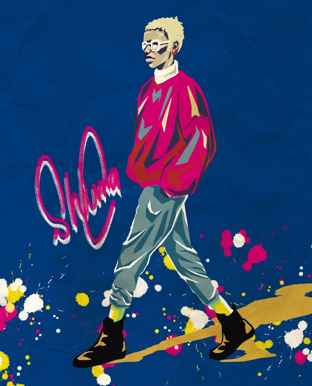 ストリートアート風のイラスト作成いたします ストリートアートやグラフィティ風のイラストを作成いたします。 イメージ4