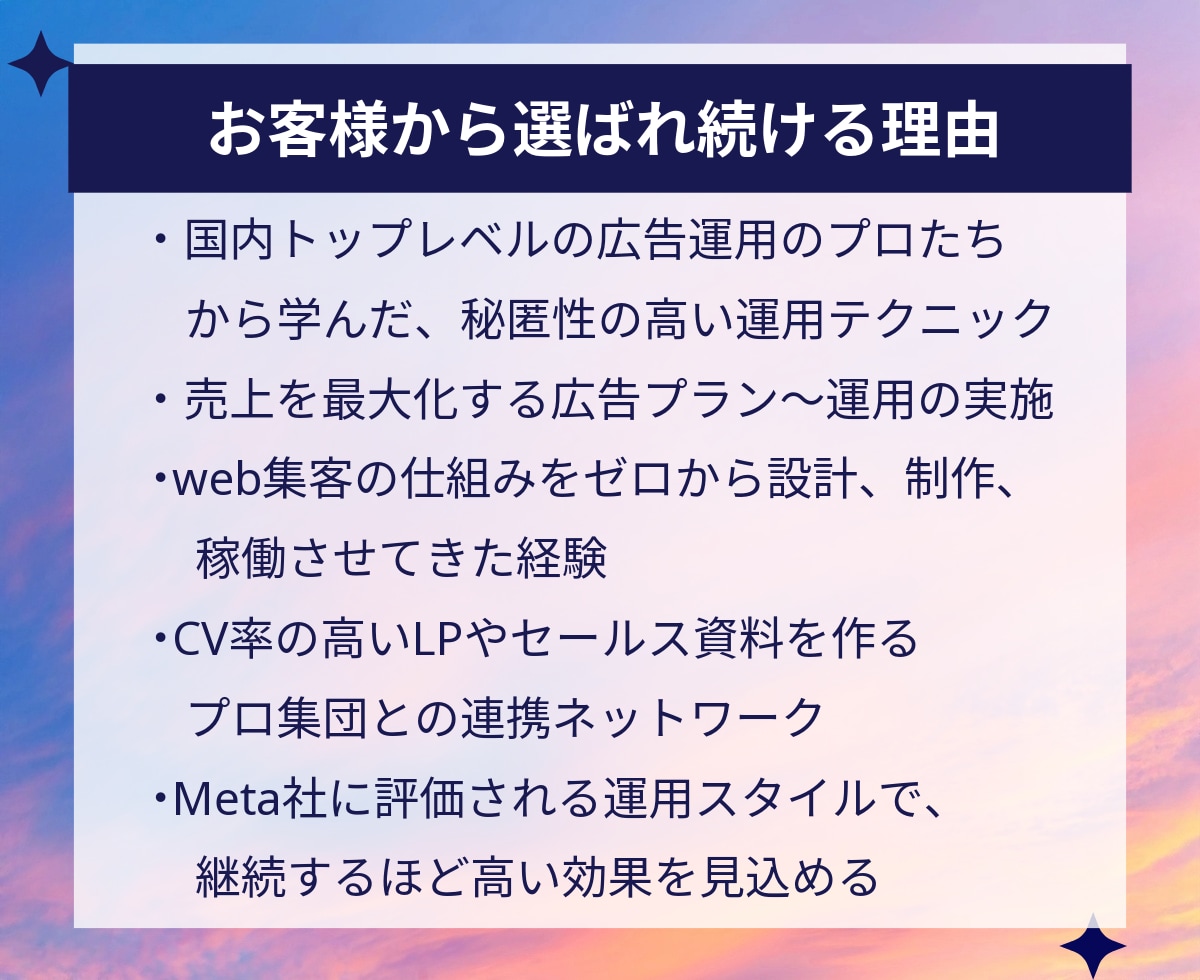スクール・講座販売のプロがMeta広告診断します ROAS4666%の実績！広告×LP導線設計で売上を作ります イメージ2