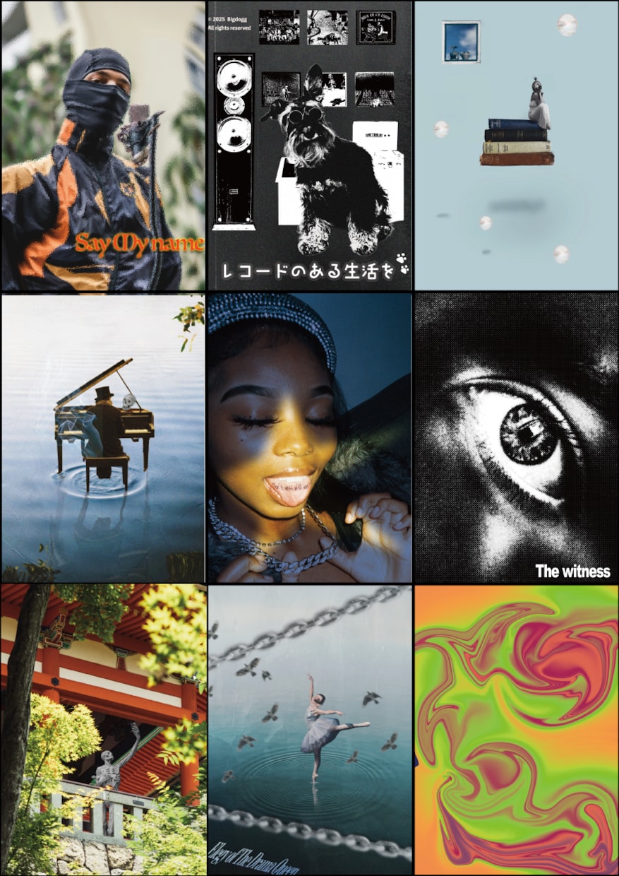 あなただけの完全オリジナルアートを制作します ジャケ写から表紙、観賞用まで魅力的なアート制作を行います。 イメージ1