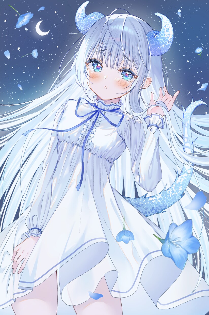 クオリティの高い一枚絵をお安く描きます 世界観のある一枚絵です。背景、表情差分付き！商用利用込み！ イメージ2