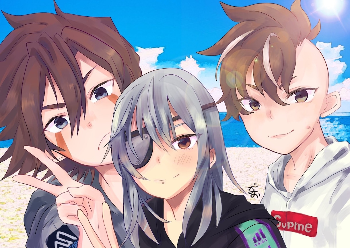SNS用アイコン描きます パッと目を引くイラストを描かせていただきます イメージ3
