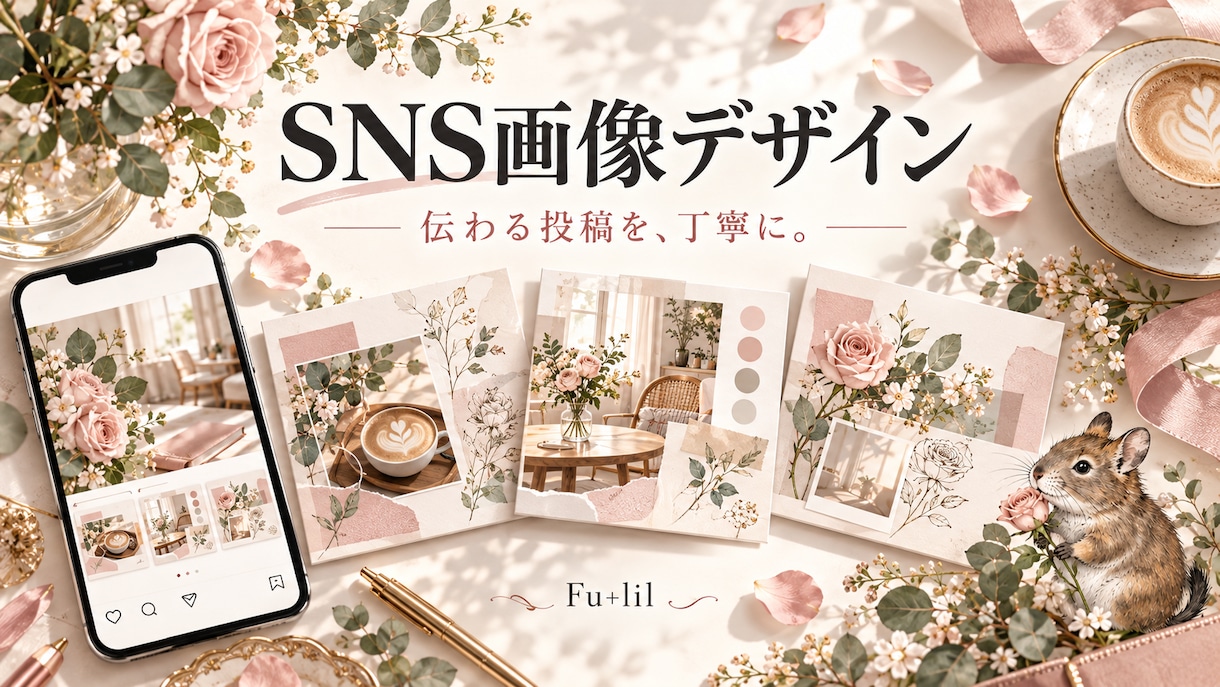 カルーセル投稿をデザインします 情報の順番を整理して読みやすい投稿にします イメージ1