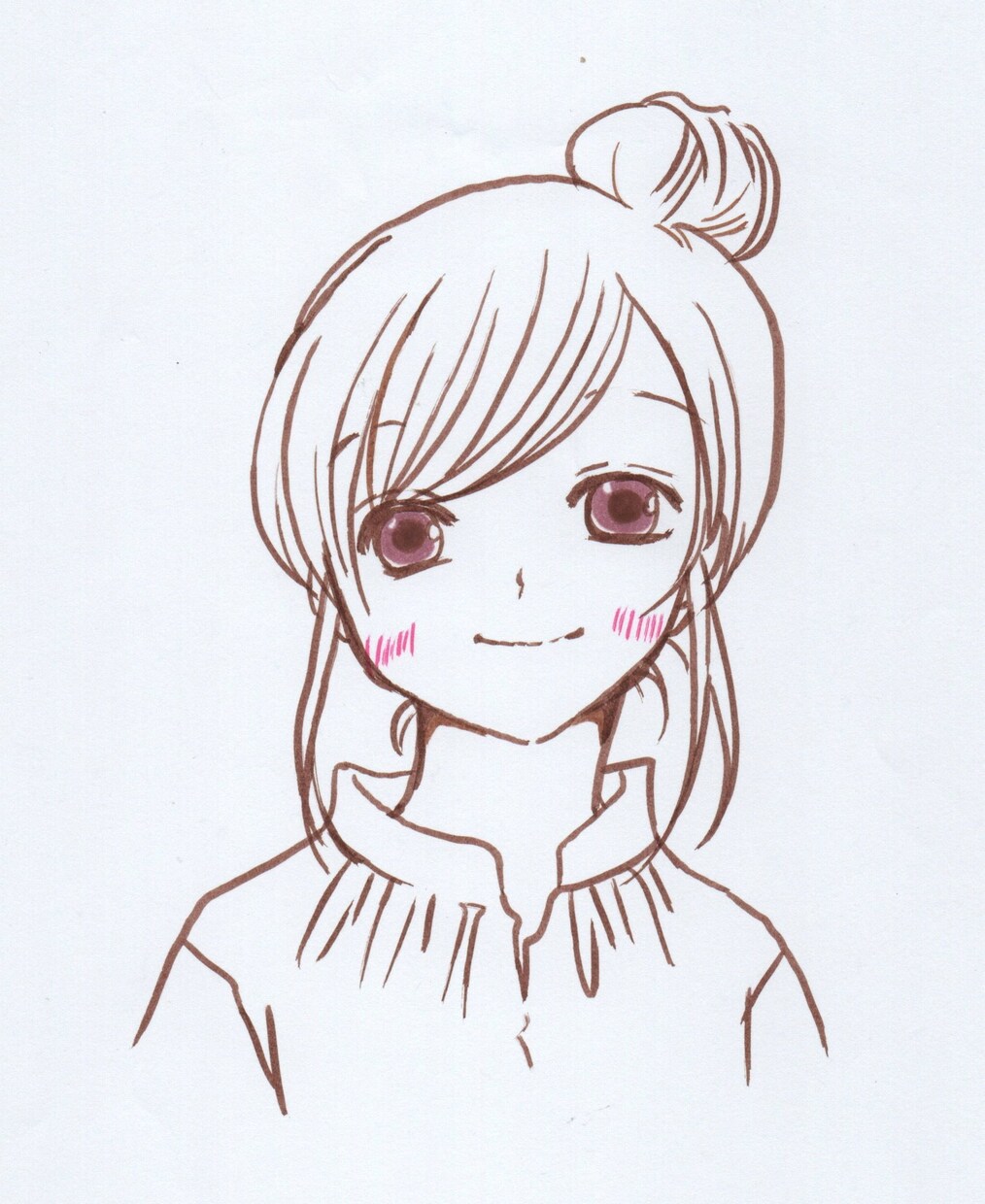 ゆるふわなシンプルな線の似顔絵をお描き致します シンプルな少し漫画タッチなイラストです(˶' ᵕ ' ˶) イメージ2