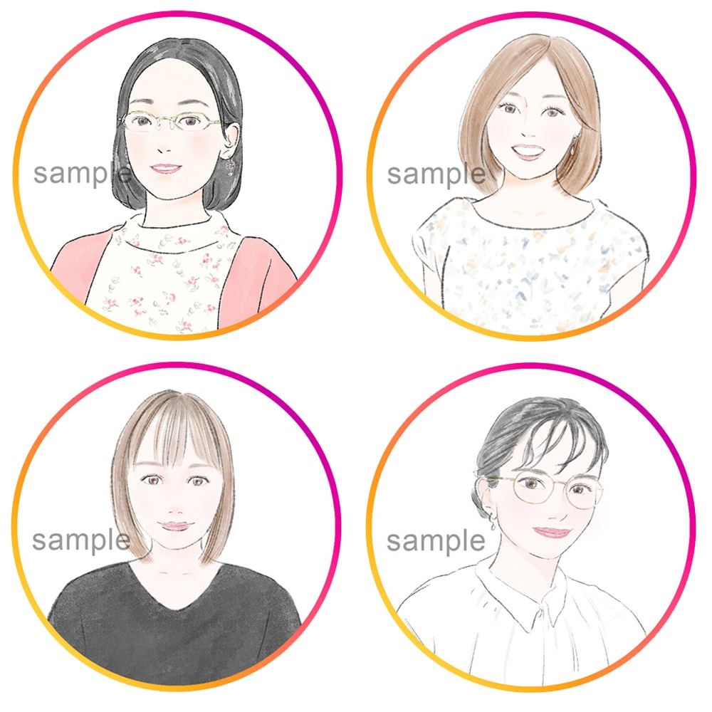 美人な似顔絵作ります あなたのお顔をより美人に仕上げる似顔絵 イメージ2