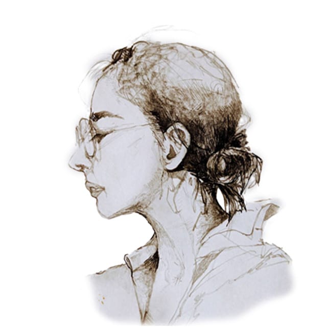 修正無料　似顔絵SNSアイコン描きます ニュアンス仕上げ白黒似顔絵（漫画風） イメージ4