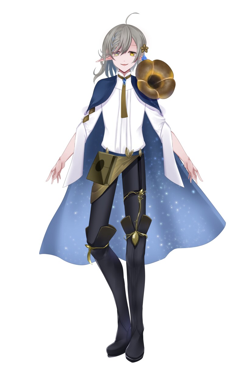 live2d用キャラデザ、立ち絵描きます キャラデザからレイヤー分け全身立ち絵＋表情差分 他オプション イメージ3