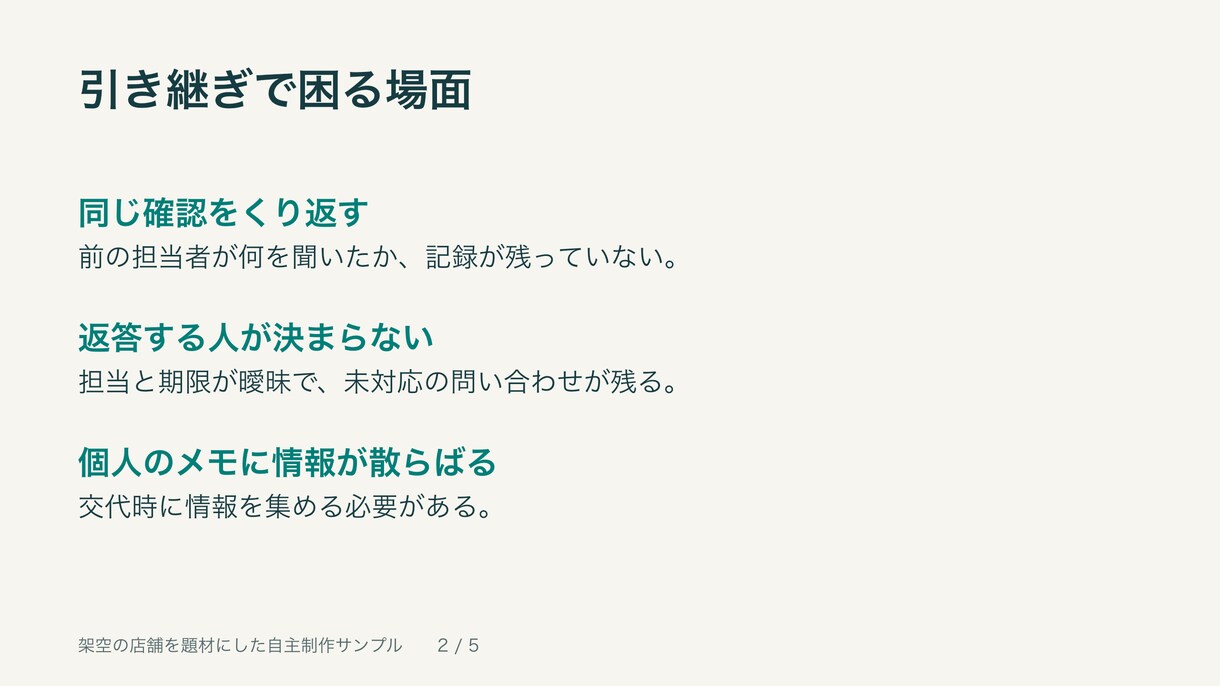 AIで作った資料を最大5枚まで整えます 草稿の余白・文字・表を整理。PPTXとPDFで納品 イメージ2