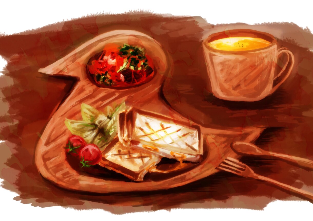 食べ物や道具のイラスト描きます ペン画からリアルタッチまで臨機応変に対応します イメージ8
