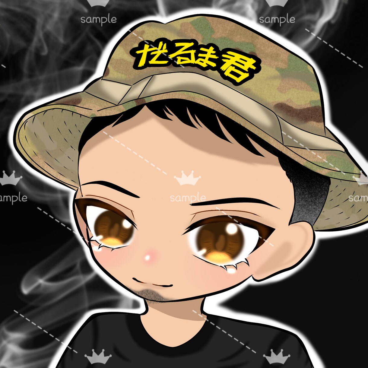 ゲーム、配信用等アイコン描きます トータルアイコン作成！自分をミニキャラ化してみませんか？ イメージ5