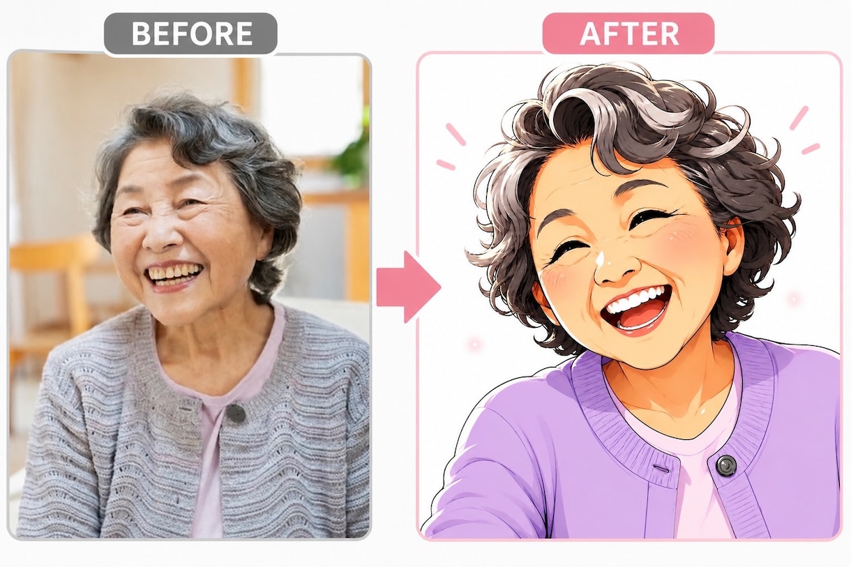 カラフルでポップな似顔絵を描きます 元気が出るような近代的でパワフルな似顔絵 イメージ1
