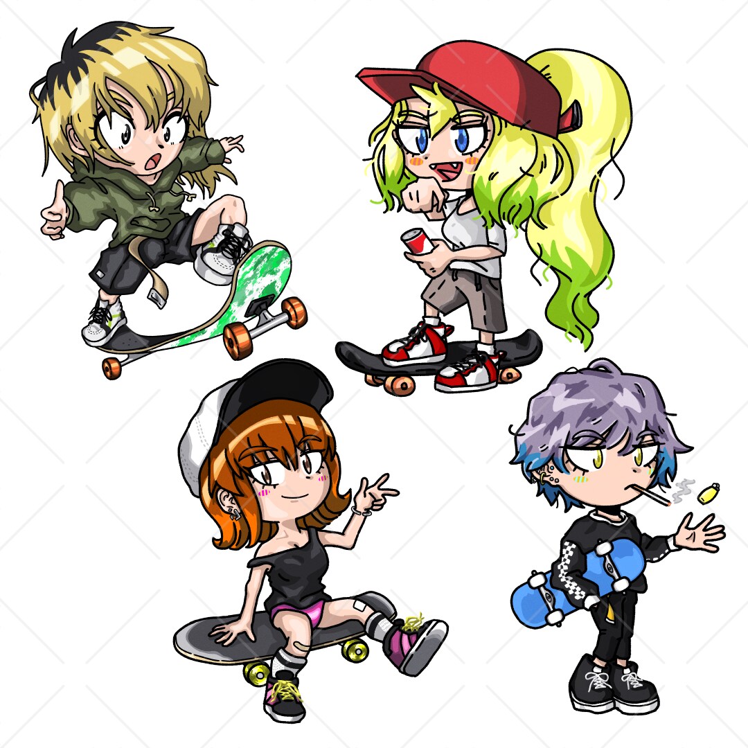 シンプルポップなキャラクターイラストを描きます 依頼者様の要望に寄り添って丁寧に制作します！ イメージ5