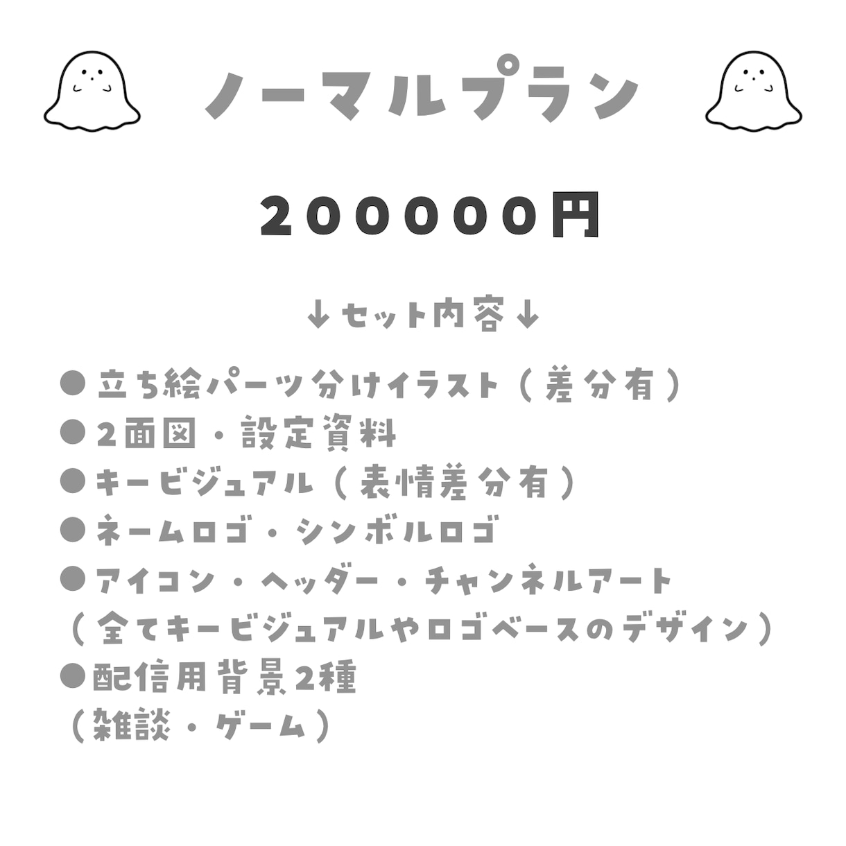 全3プラン！Vtuberデビューセットを作成します 商用利用無料！活動に必要なものが通常よりお安く揃います！ イメージ9