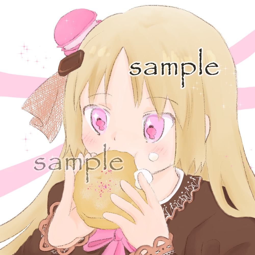 完成品のSNS等アイコン向けイラストを販売します あなただけのアイコンに！二次利用も可能です。 イメージ1