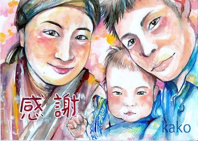かわいくてあたたかい似顔絵を描きます お祝いや記念に！特別なプレゼントを贈りたいあなたへ イメージ3