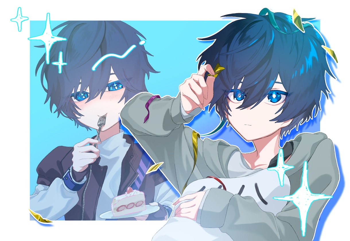 1枚絵を描きます シチュエーションに合わせたイラストを提供します イメージ1