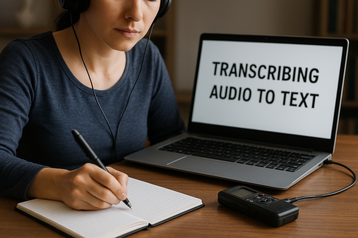 社内会議、研修音声等の録音した音声を文字起こします 標準語以外にも対応します。聞き取りずらい音声もサポートします イメージ1