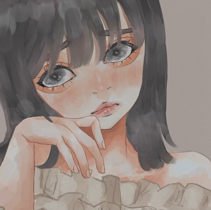 SNS等のアイコンに使えるイラスト描きます 女性の儚さ、美しさ、可愛さを重視して作成します イメージ2