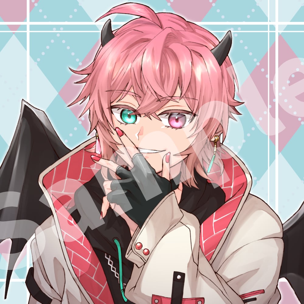 ご活動向けのキャラアイコンイラストをお作りします 期間限定価格＊3LCP絵可＊ラフまで修正は無制限！ イメージ2