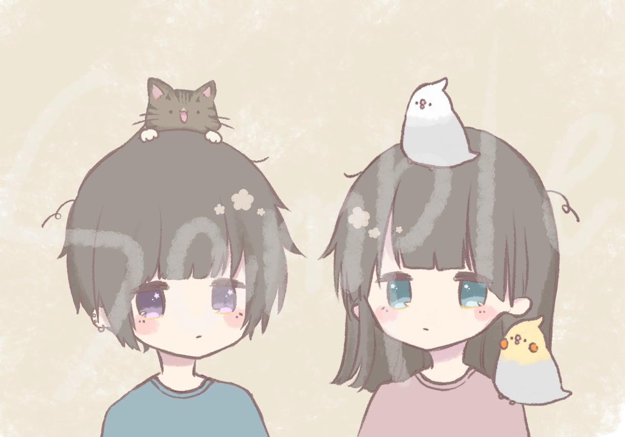SNSアイコン用イラスト描きます ゆる可愛いイラストで癒されよう！ イメージ1