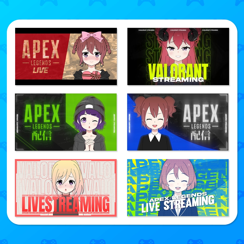 Vtuber様向け！あなたのサムネイルを作ります お急ぎな方でも！ポップで可愛いサムネイルを即納品いたします！ イメージ3