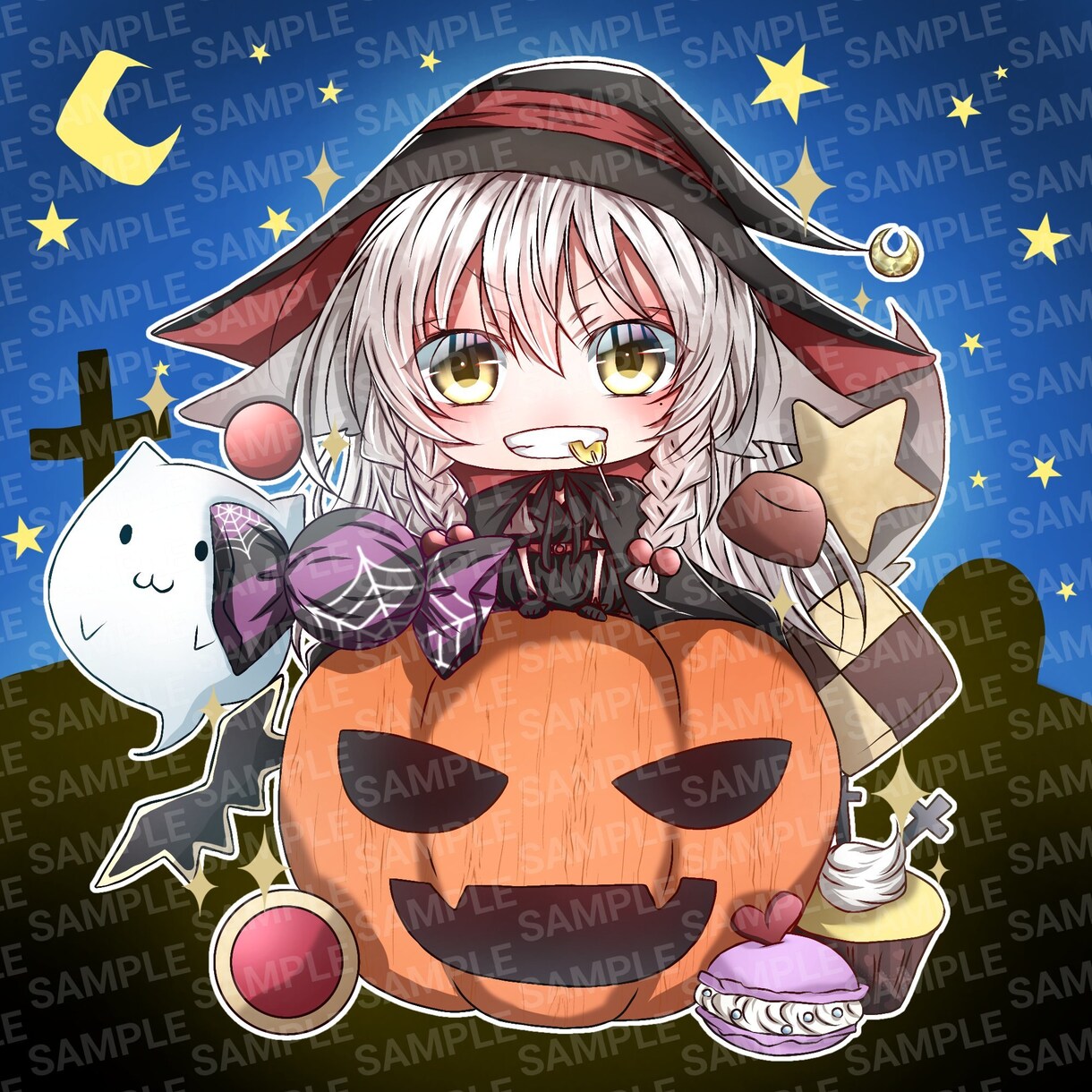 アイコン、動画用などのちびキャラ描きます かわいいあなたのキャラで色々な用途にいかがですか イメージ7
