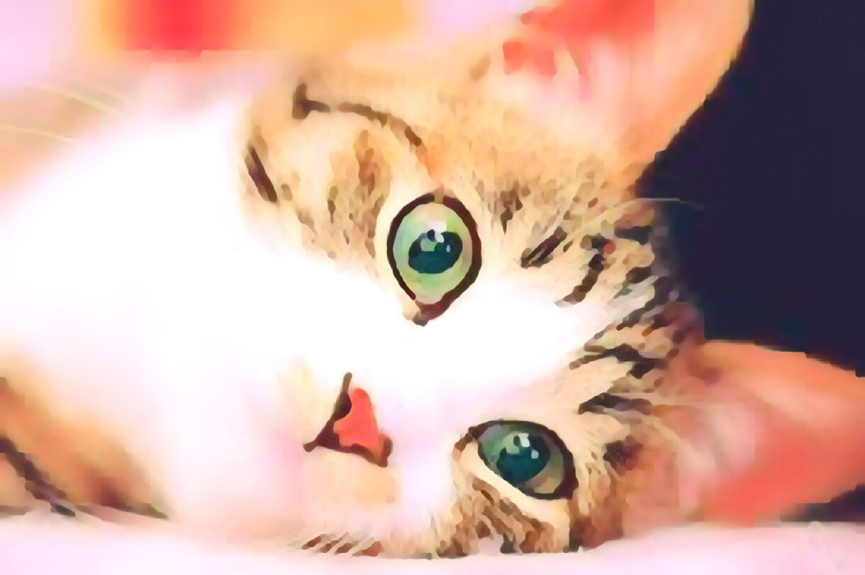 ペットの写真をオイルペイント風に仕上げます 額に飾ってお洒落なインテリアに♡ イメージ1