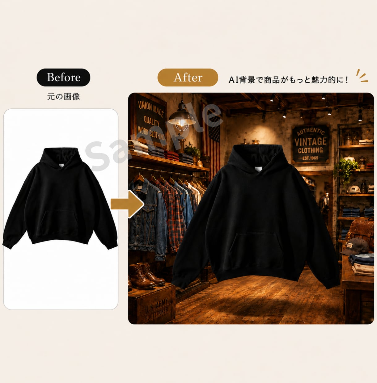 商品が映える！シンプルなトップ画像を作ります 世界観のある背景で、商品画像をより魅力的に イメージ2