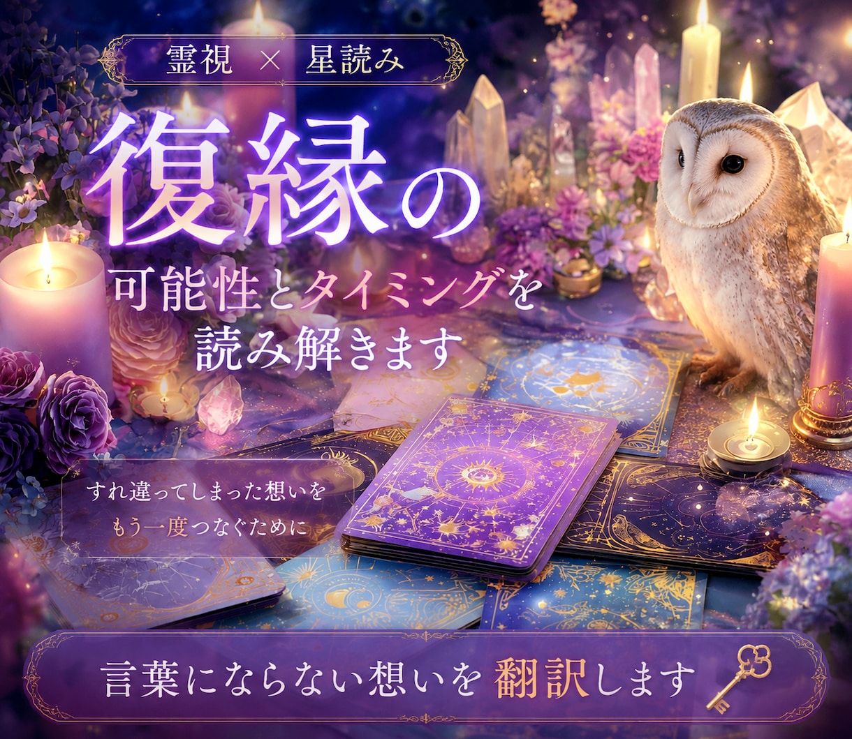 離れてしまった彼の本音と復縁の流れをを読み解きます ｜二人の間に残る想いともう一度つながるタイミングを翻訳します イメージ1