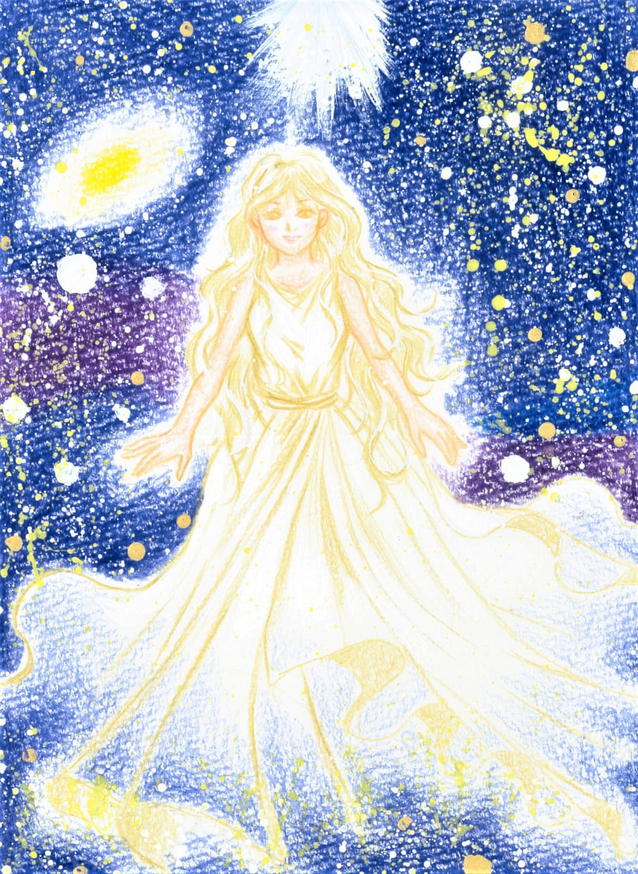 あなたの宇宙時代の過去世(前世)の絵をお描きします あなたの宇宙時代の過去世(前世)のお姿を絵にしてお描きします イメージ1