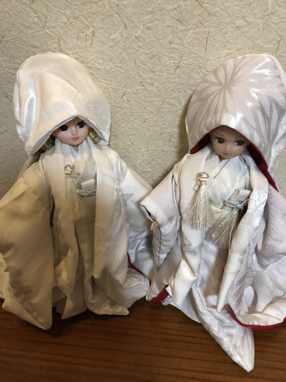 ドール着物お作りします 着物、引きずり着物、花魁着物、巫女、色々お作り出来ます^_^ イメージ10
