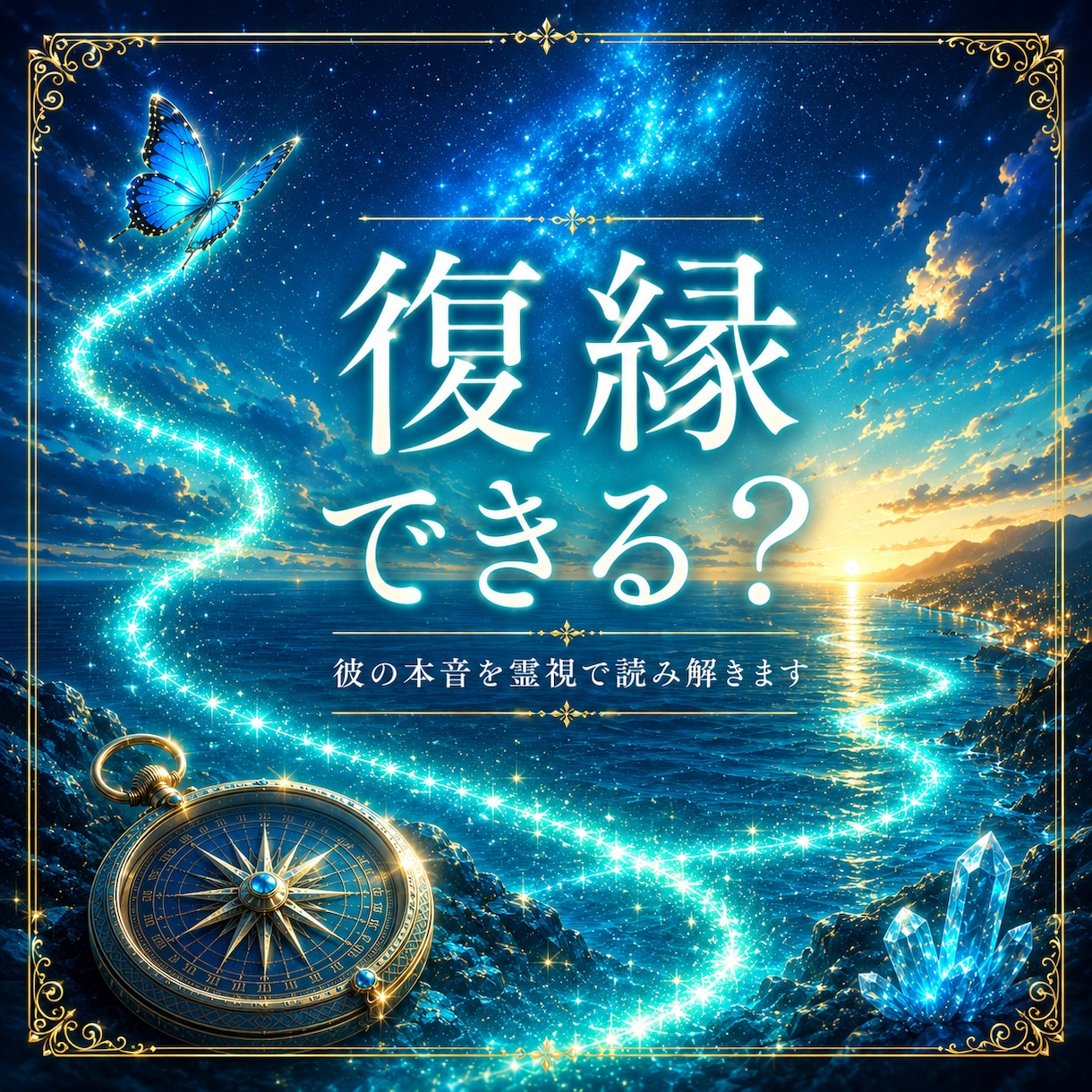 復縁鑑定|あの人の本音を視ます もう一度やり直したいあなたへ。二人がすれ違った理由を紐解く⁠ イメージ1