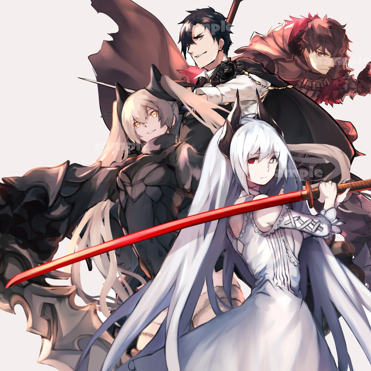 立ち絵制作承ります 現代、SF、ファンタジー等幅広くご対応いたします イメージ1