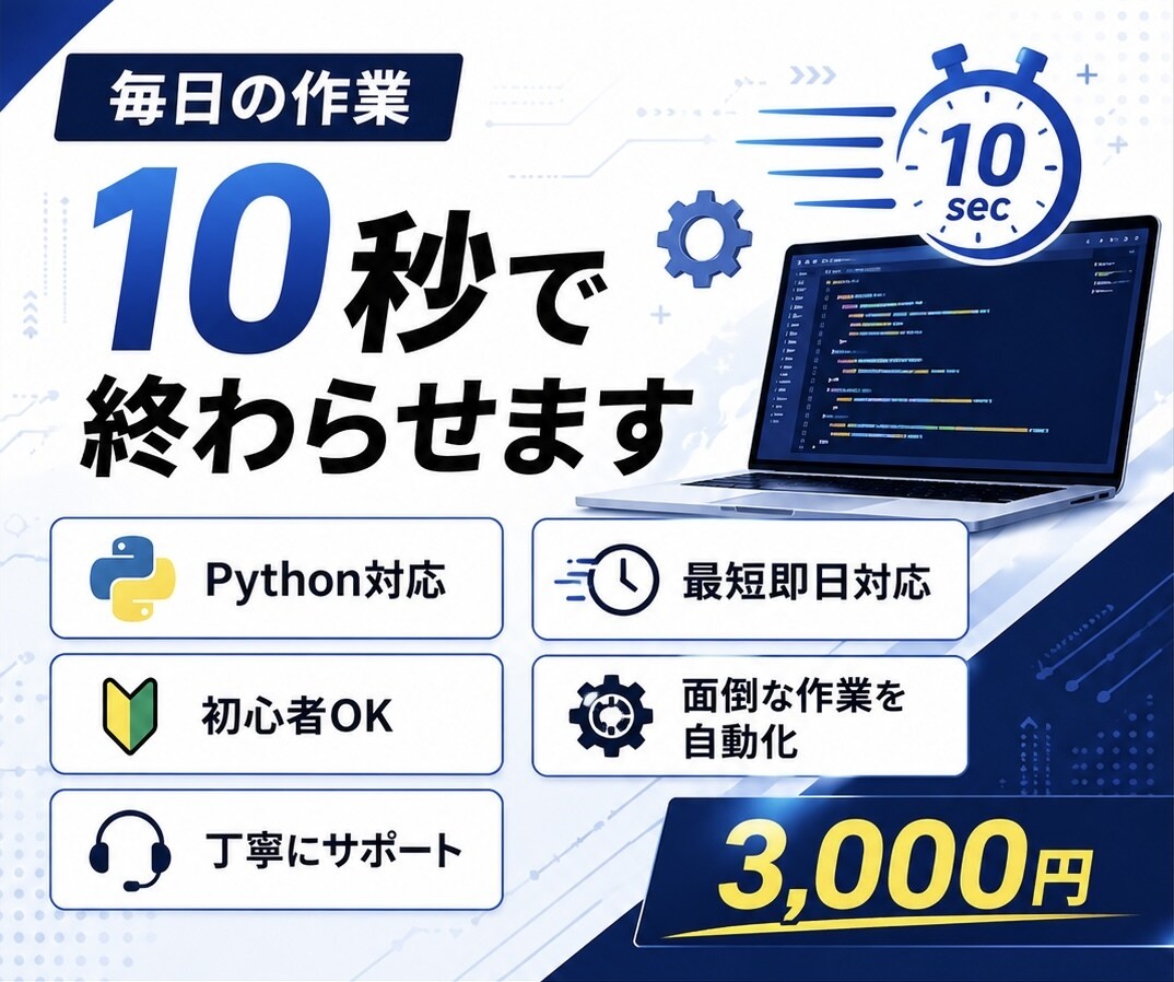 AIで業務自動化プロンプトを作成します 3000円／仕事を自動化するAI設計／最短即日で効率化支援 イメージ1