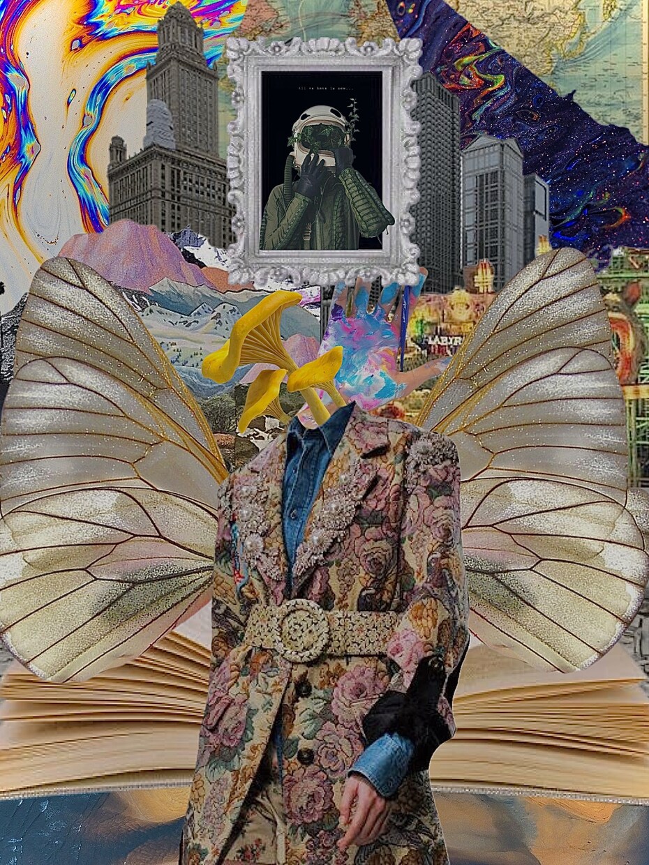 コラージュアートで作成します ご依頼に応じて自分だけの一枚を作ります イメージ1