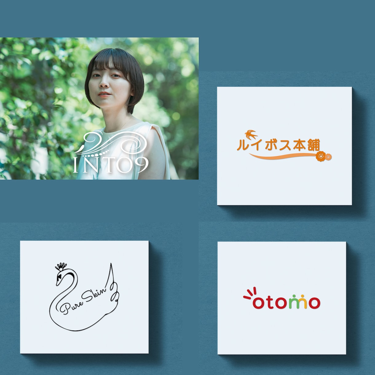 SNSアイコン付名刺＆ロゴデザインを作成いたします 著作権譲渡♪ロゴデザイン修正回数無制限◇ イメージ3