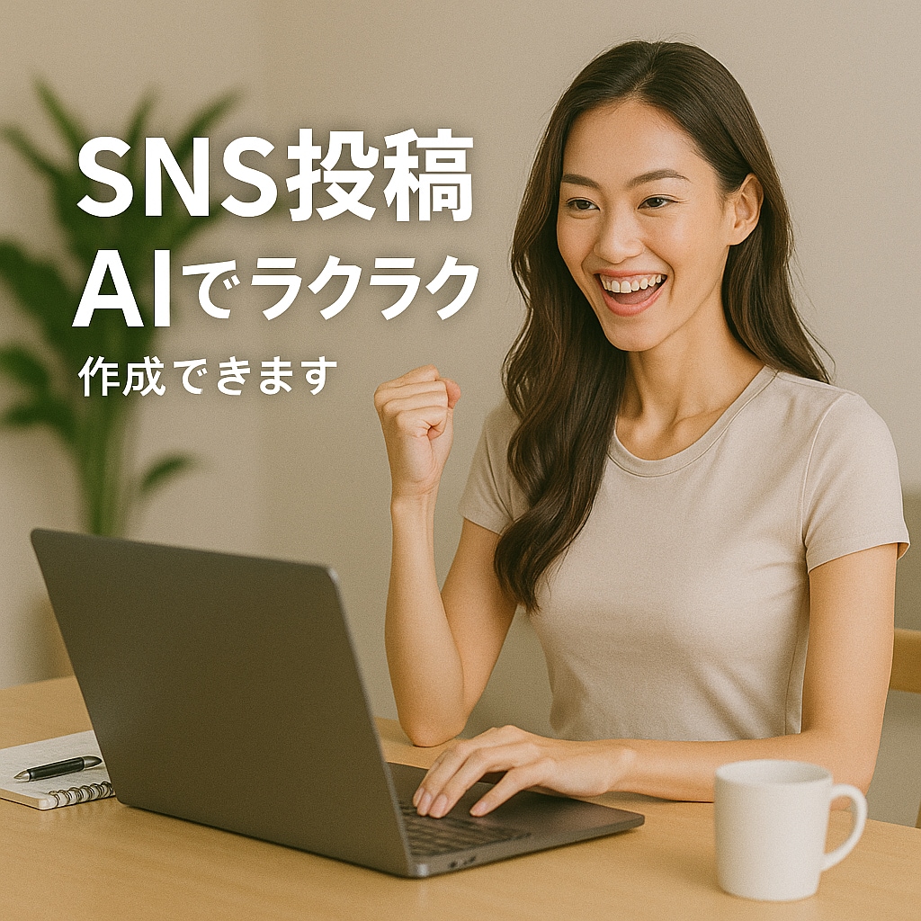 SNS投稿！AI活用で全部ラクラク作成します 今日から人気の SNS 投稿が作成できる イメージ2