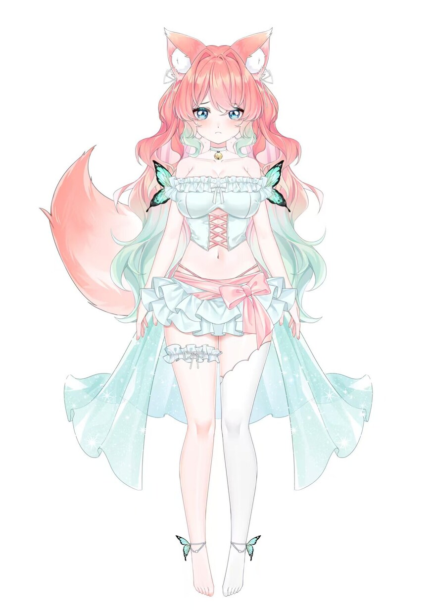 初心者向けVTuber用Live2Dモデルですます 目パチ・口パク対応 即納可 初心者OK  イメージ4