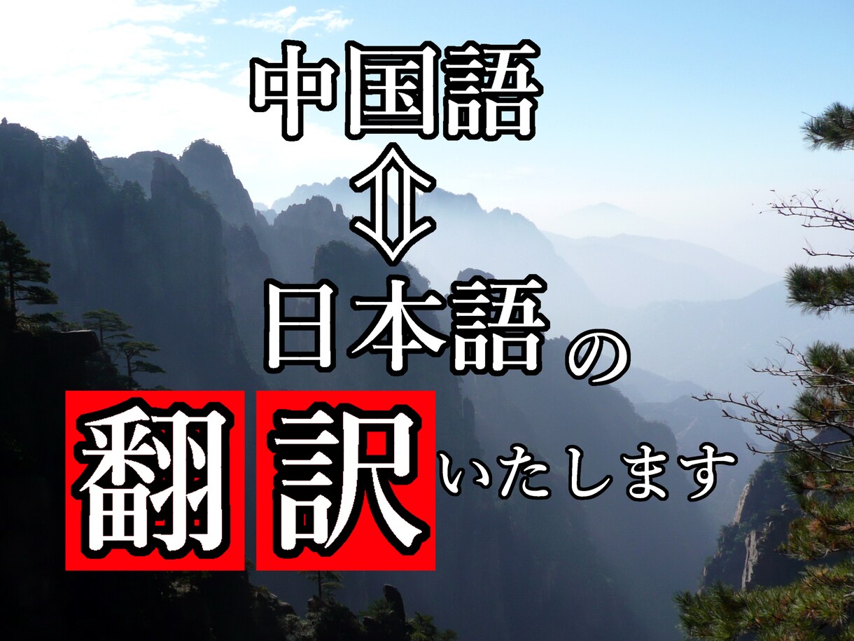 日本語⇔中国語を翻訳します 低価格でスピーディーで正しく翻訳します イメージ1