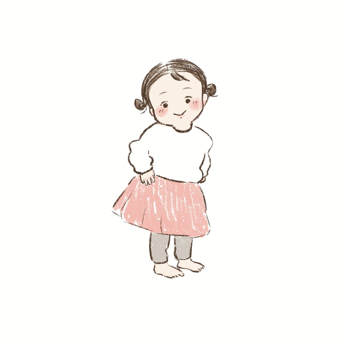 お子さんの成長記録に♡雰囲気似顔絵、お届けします ●印刷して、アイコンに、色々な用途でお使いください。 イメージ2