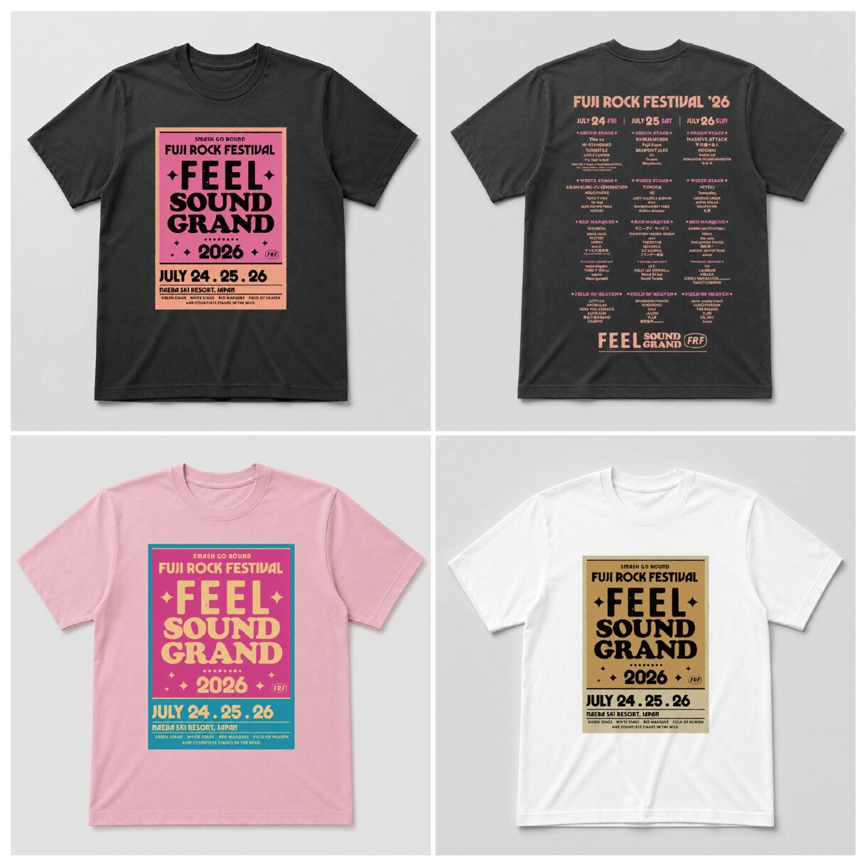 アウトドア・音楽系のTシャツをデザインします 横ノリ、サブカルチャー感のあるグラフィックを制作します イメージ4