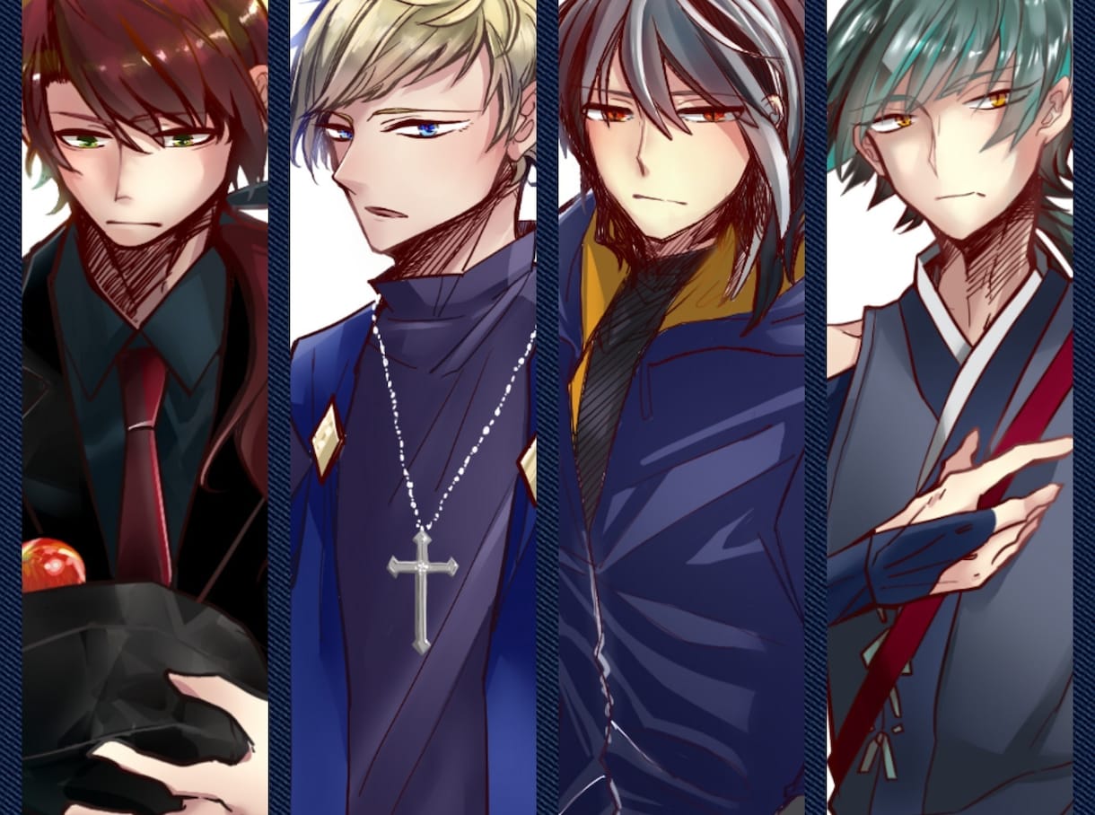 立ち絵等にお使いいただけるイラストお描きします キャラクターデザインからご一緒にさせていただきます！ イメージ1
